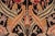 Shabby Chic Floral 1990's Pak-Persian Black/Gold Wool Rug - 6'1'' X 9'5'' For Sale In New York - Image 6 of 9