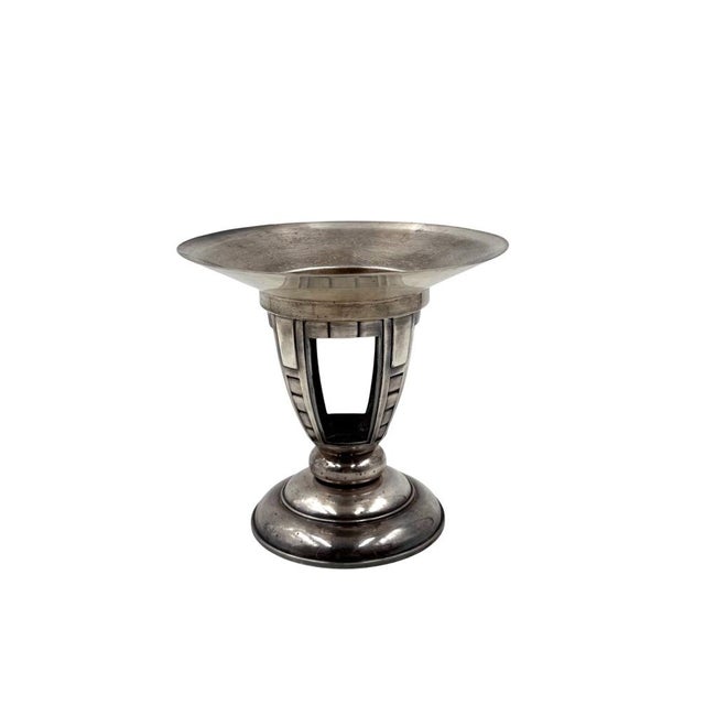 Art Deco Silver-Plated Vide Poche, France, 1940s For Sale - Image 6 of 9