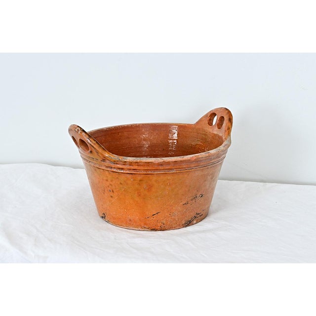 Ceramic English 19th Century Glazed Terracotta Bowl c. 1880 For Sale - Image 7 of 9