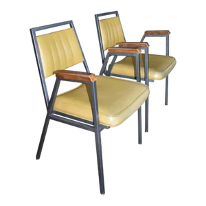 Mid-Century Modern Tri-Par Mfg Co Chicago Chairs - a Pair