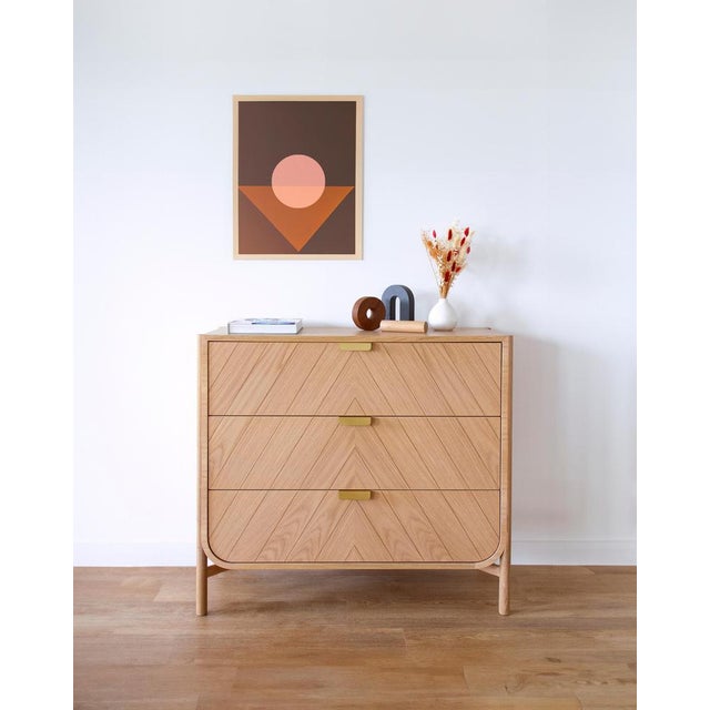 Not Yet Made - Made To Order Natural Oak Marius Chest of Drawers by Harto For Sale - Image 5 of 7
