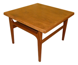 Vintage Small Coffee Table in Teak by Niels Bach, 1960s