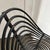 Wood Blackened Rattan Lounge Chair, Design R. Broekhuizen for Rohé Noordwolde, the Netherlands, 1960s, 1950s For Sale - Image 7 of 10