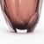 Amethyst Hand-Blown Murano Modern Tall Faceted Vase in Amethyst Medium For Sale - Image 8 of 10