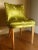 Wood 1940's Vintage Emerald Green Barrel Back Chair in Chinoiserie For Sale - Image 7 of 8