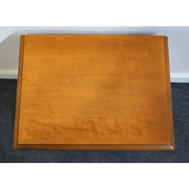 Drexel Furniture Solid Maple Litchfield Colonial Early American Style 20" Open Cabinet Nightstand 608-611-6 For Sale - Image 9 of 13