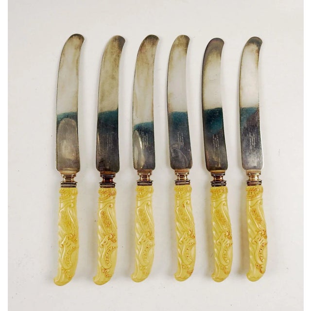 Antique Art Nouveau Knives S/6 Chairish