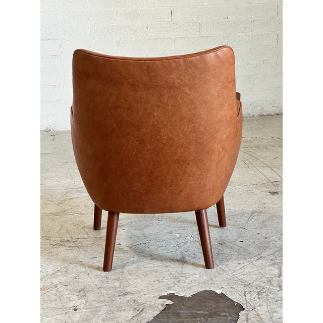 Hans Wegner Newly Upholstered Mid Century Modern Hans Wegner Ap-20 Baby Bear Chair For Sale - Image 4 of 6