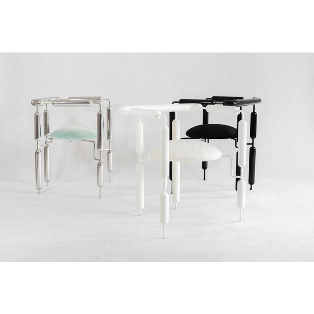 Black Poodle Armchair by Metis Design Studio For Sale - Image 17 of 18