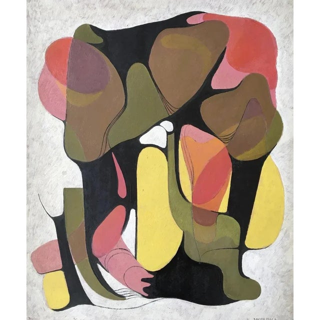 Xavier Albert Fiala, Quatre, Oil on Wood For Sale - Image 5 of 5