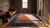 Raspberry Red 1920s Red Raspebery Floral Antique Chinese Art Deco Rug 9'4" X 11'4" Hand Knotted Wool Carpet For Sale - Image 8 of 9