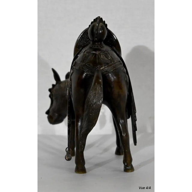 Metal Asian Style Bronze Horse, Early 1900s For Sale - Image 7 of 12