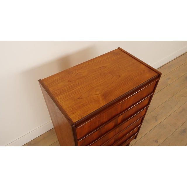 Vintage Danish Chest of Drawers in Teak For Sale - Image 6 of 10