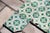 Late 19th Century Dark and Light Green Set of Nineteen Tiles, Portuguese For Sale - Image 6 of 16
