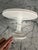 Enjoy this sweet pedestal with a nice cake or other goodies. The red striping adds another "layer" of detail.