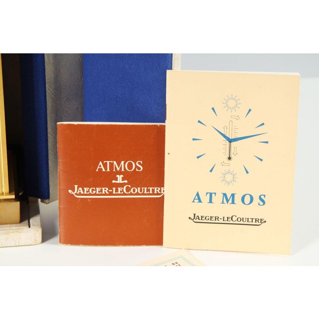 Red Atmos Clock from Jaeger Lecoultre, 1973 For Sale - Image 4 of 12