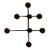 Dot Pattern Black Light 6 Sphere Applique Lamp by Charles and Ray Eames for Cassina For Sale - Image 10 of 10