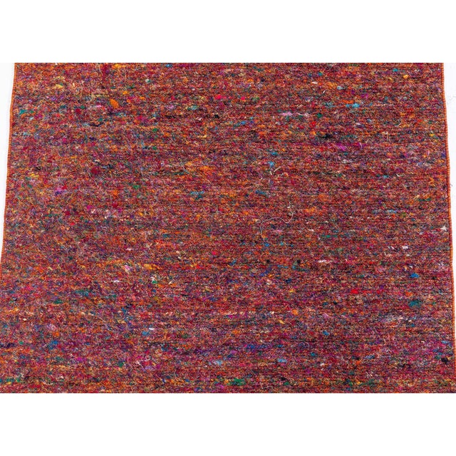 Early 21st Century Modern Sari Silk Runner Fragment by Doris Leslie Blau For Sale - Image 5 of 7
