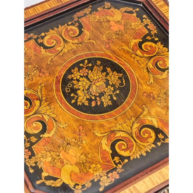Louis XVI Neoclassical Inlaid Table For Sale - Image 6 of 11