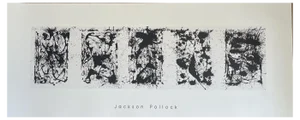 Jackson Pollock, Black and White Polyptych, Silk-Screen