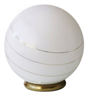 Vintage Hollywood Regency Glass Globe Table Lamp from Massive, Belgium