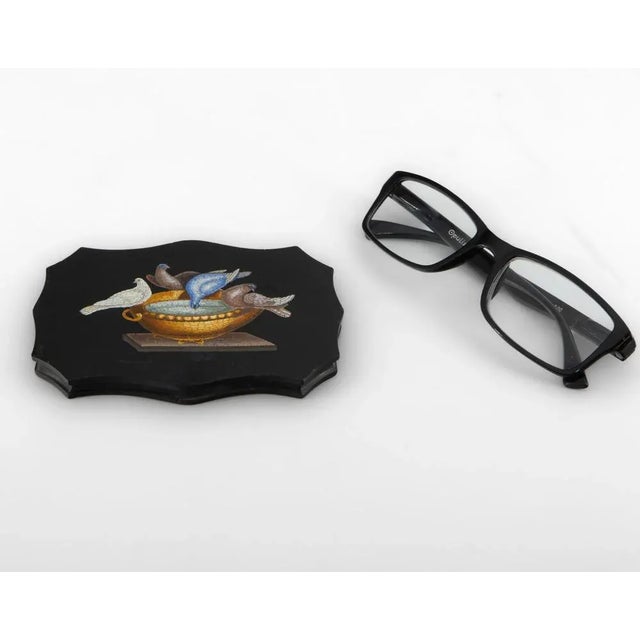 Antique Italian Micro Mosaic Grand Tour Paperweight For Sale - Image 11 of 12