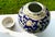 Ceramic Cobalt Blue and Gold Lidded Ginger Jar For Sale - Image 7 of 11