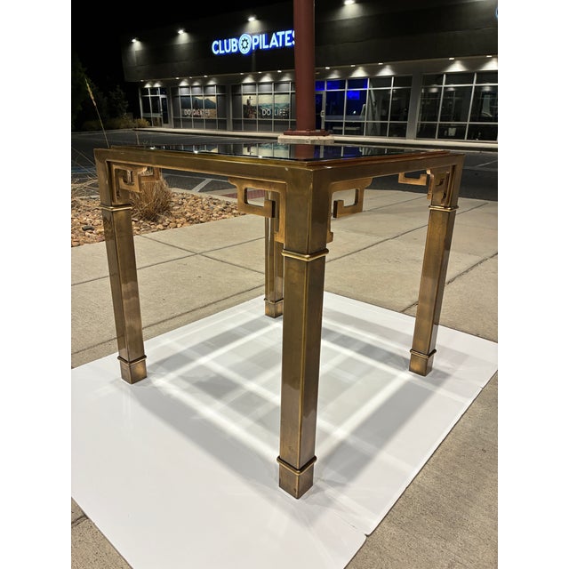 Greek Key End Table From Mastercraft For Sale - Image 12 of 12