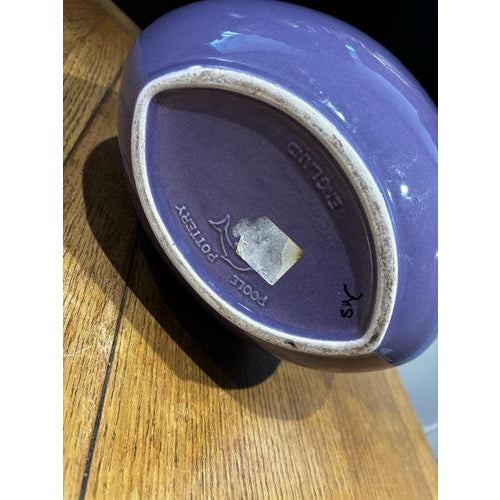 Ceramic Poole Pottery Purse Vase For Sale - Image 7 of 8