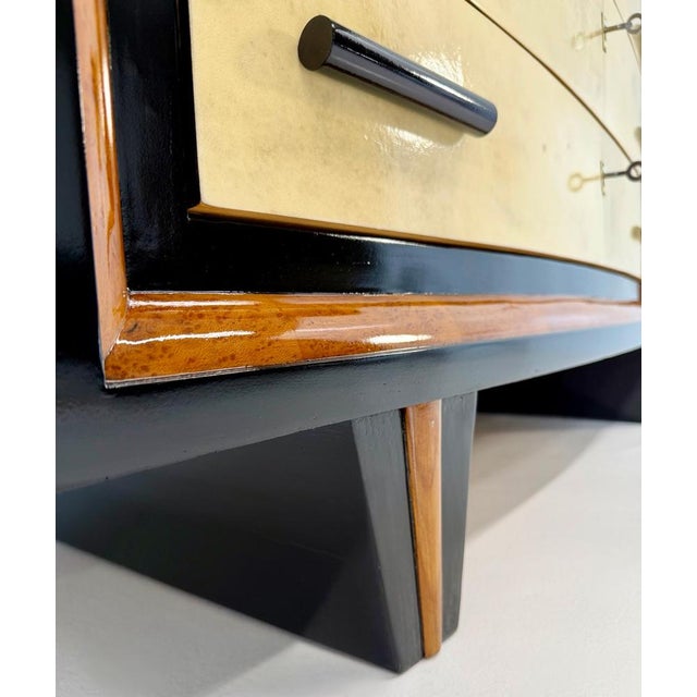 Italian Art Deco Chest of Drawers, 1940s For Sale - Image 10 of 16