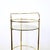 Smoke Glass and Metal Serving Trolley For Sale - Image 3 of 5