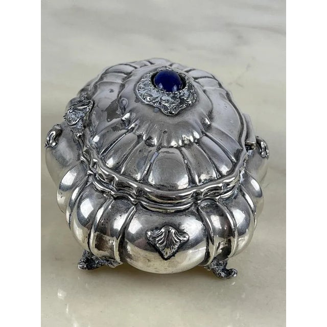Silver Jewelry Box, Italy, 1960s For Sale - Image 6 of 12
