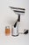 Vintage Italian Chrome and Glass Collapsible Table Lamp by Oscar Torlasco For Sale - Image 10 of 18