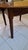 Late 19th Century Antique Round Mahogany Dining Table, 42” Turned Legs, Farmhouse Style For Sale - Image 5 of 10