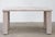 Beige Artisan Table in Patinated Dove Gray Fir, 2010s For Sale - Image 8 of 8