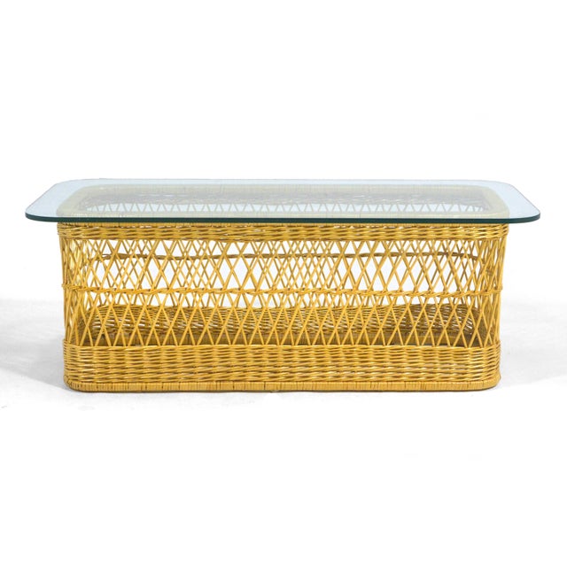 Contemporary Davis Allen Coffee Table by McGuire For Sale - Image 3 of 6