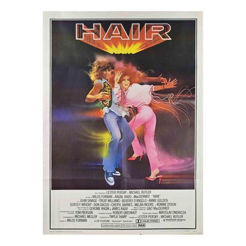 1970s Hair Film Poster, USA, 1979 For Sale - Image 5 of 5