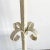 White Regency Metal Floor Lamp Glass Table For Sale - Image 8 of 11