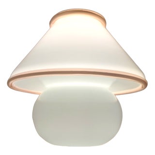 Mushroom Lamp in Murano Glass from Leucos, 1980s For Sale
