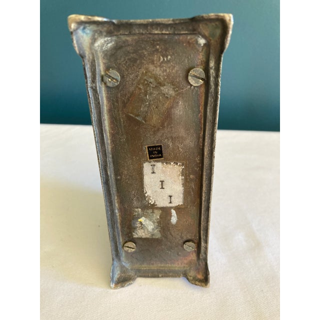 Vintage Floral Silver Plate Napkin or Letter Holder For Sale In Oklahoma City - Image 6 of 6