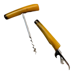 Mid 20th Century Bakelite Handle Bar Tool Openers- Set of 2