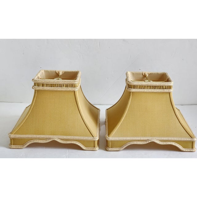 Tan Chelsea House Lamp Shades-a Pair For Sale - Image 8 of 12