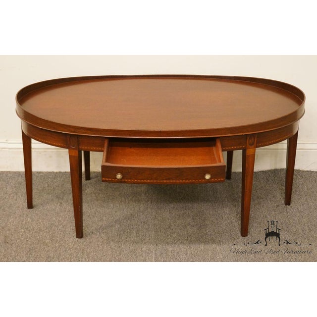 20th Century Traditional Mersman Duncan Phyfe Solid Mahogany Coffee