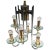 Mid-Century Modern Chrome, Glass & Brass Chandelier by Gaetano Sciolari For Sale - Image 9 of 9