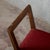 Small Wooden Bench Upholstered in Red Art Deco Velvet, 1940s For Sale - Image 9 of 18