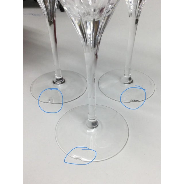 Christofle Vintage French Christofle Iriana Water Goblets For Sale - Image 4 of 12