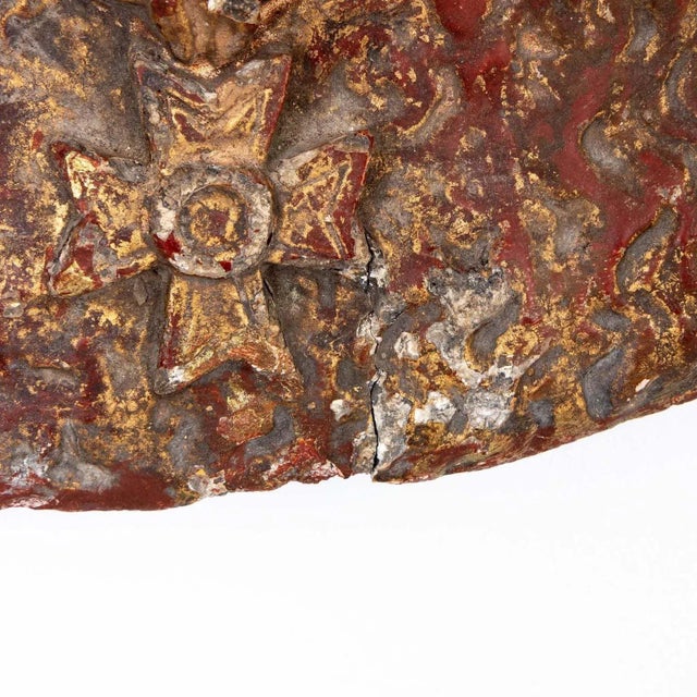 English Heraldic Plaque With Lions, Early 20th Century For Sale In New York - Image 6 of 11