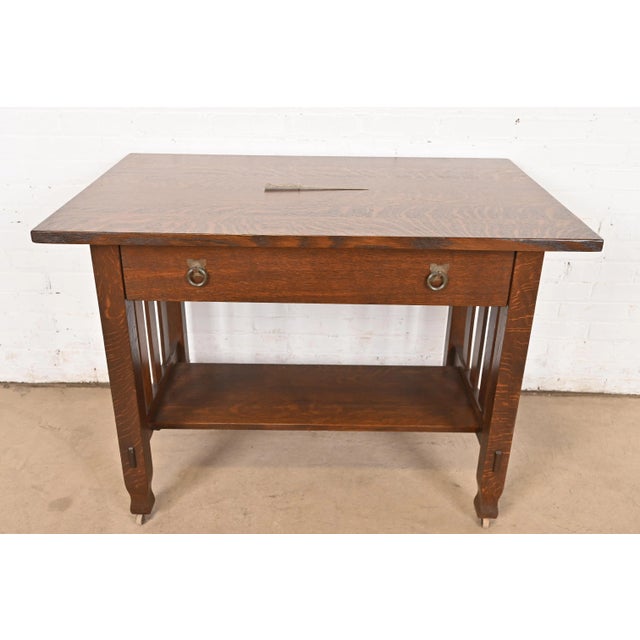 Silver Crest Arts & Crafts Bronze Letter Opener For Sale - Image 10 of 11