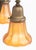 Victorian Favrile Style Glass 3-Branch Chandelier For Sale In New York - Image 6 of 7