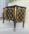 1990s Louis XV Royal Black Painted Chest of Drawers Dresser For Sale In New York - Image 6 of 6